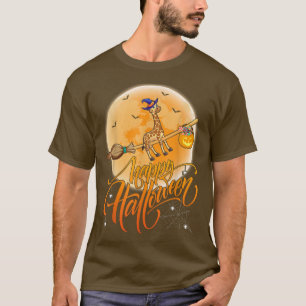Camiseta Giraffe Ride Witold Shot Moon Vintage Giraffe Hall