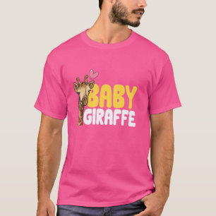 Camiseta Giraffe Safari Zoo Animal Baby Giraffe