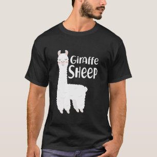 Camiseta Giraffe Sheep - Animal Engraçado Renomeado Lama Gl
