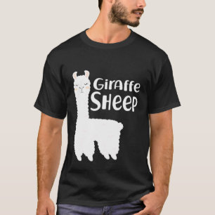Camiseta Giraffe Sheep Animal Renomeado Lama Glama Novelty