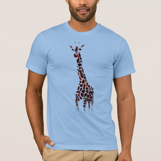 Camiseta Giraffe Wildlife Art (Frente)
