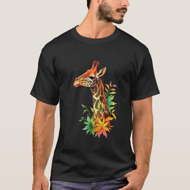 Camiseta Giraffe Zoo Zookeeper Safari (Frente)
