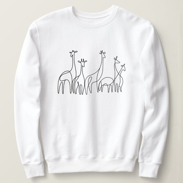 CAMISETA GIRAFFES SWEATSHIRT  (Frente do Design)