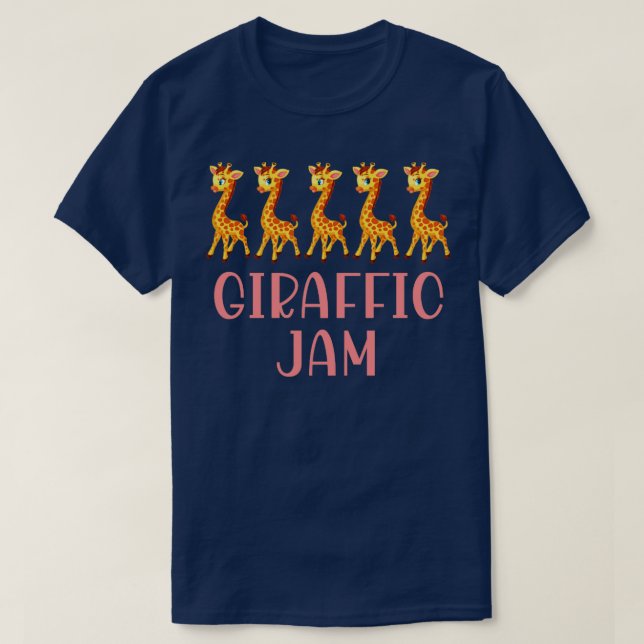 Camiseta Giraffic Jam Funny Giraffe (Frente do Design)
