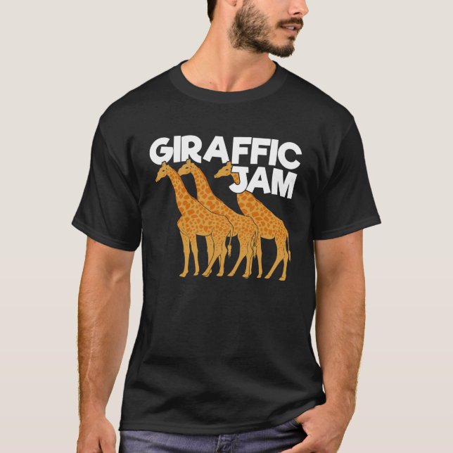 Camiseta Giraffic Jam Funny Giraffe Animal Keeper Gift (Frente)