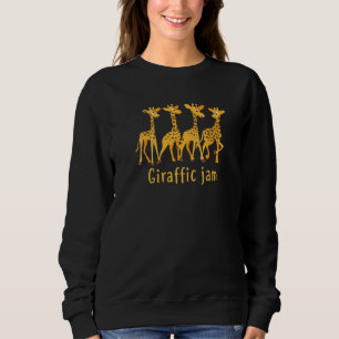 Camiseta Giraffic Jam Para Crianças E Crianças Que Ama Gira
