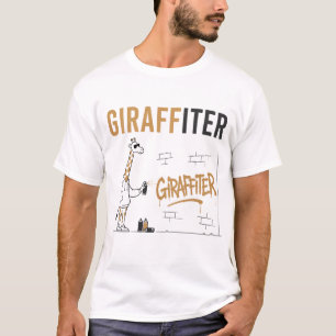 Camiseta Giraffiter – Punição de Girafa Artista de Grafite