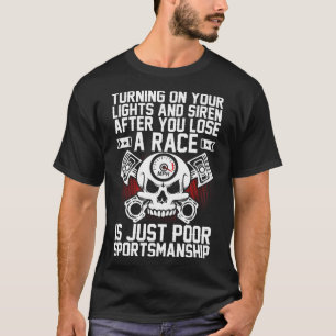 Camiseta Girando sobre suas luzes e sirene depois que você