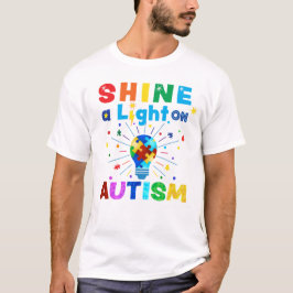 Camiseta GIRAR uma Luz no AUTISM