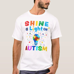 Camiseta GIRAR uma Luz no AUTISM