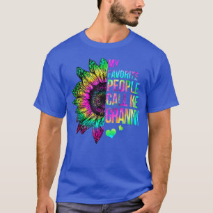 Camiseta Girassóis bonitos As minhas Pessoas favoritas cham