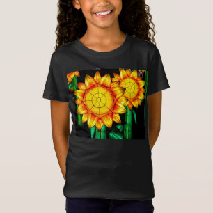 Camiseta Girassóis de Erupções Solares