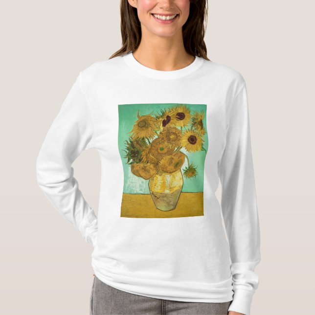 Camiseta Girassóis de Vincent van Gogh |, 1888 (Frente)