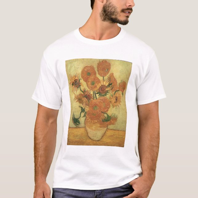 Camiseta Girassóis de Vincent van Gogh |, 1889 (Frente)
