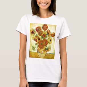 Camiseta Girassóis que pintam Van Gogh