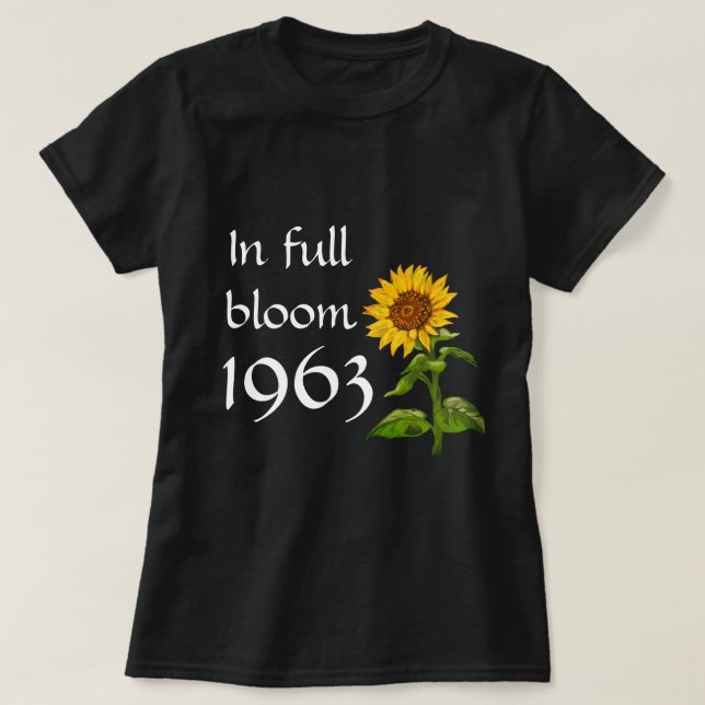 Camiseta Girassol 1963 (Frente do Design)