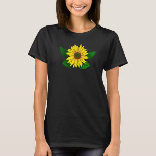 Camiseta Girassol Amarelo Girassóis Flor de Sangue Girassol