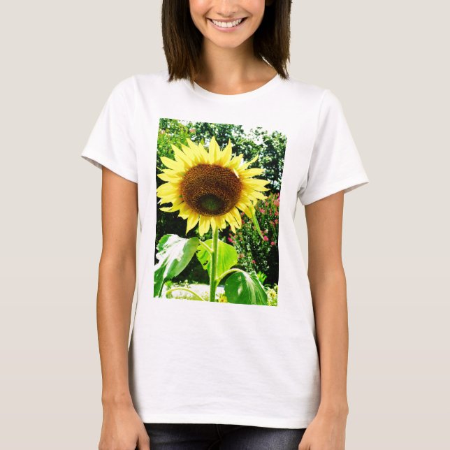 Camiseta Girassol amarelo grande (Frente)