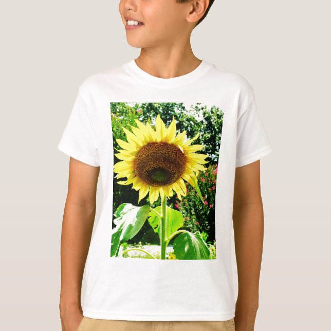 Camiseta Girassol amarelo grande (Frente)