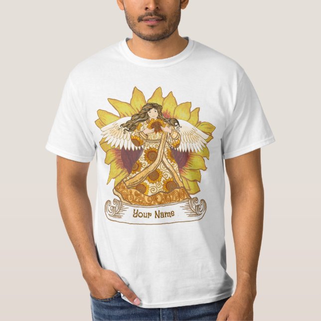 Camiseta Girassol anjo (Frente)