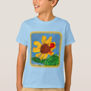 Camiseta Girassol "Arte por Crianças"