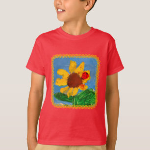 Camiseta Girassol "Arte por Crianças"