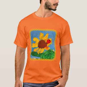 Camiseta Girassol "Arte por Crianças"