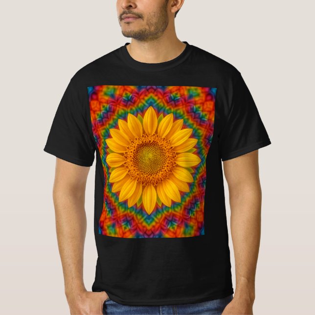 Camiseta Girassol Caleidoscópio (Frente)