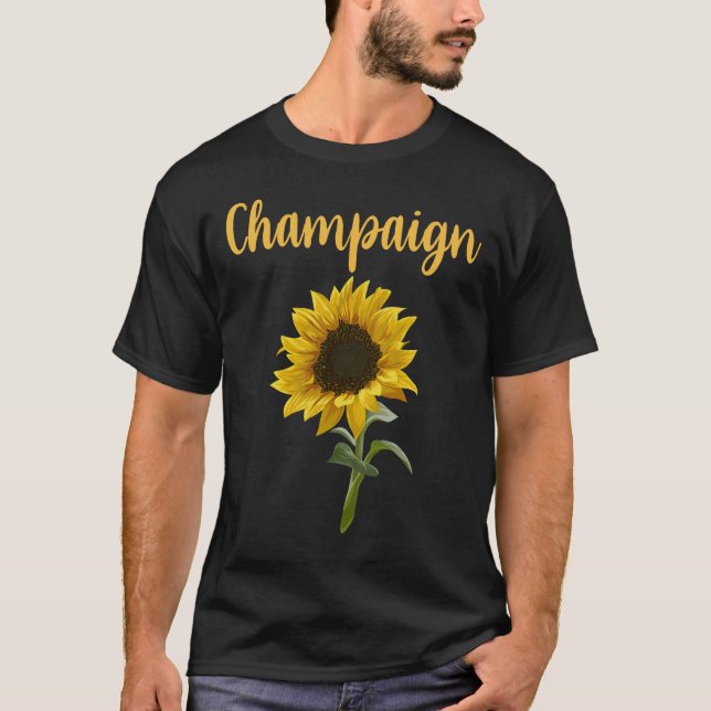 Camiseta Girassol - Champanhe (Frente)