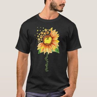 Camiseta Girassol da Mamãe Maltesa para Maltês