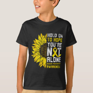 Camiseta Girassol Esperança Prevenção ao Suicídio Conscient