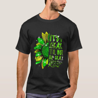 Camiseta Girassol Fofo Tudo Bem Não Estar Bem Saúde Mental