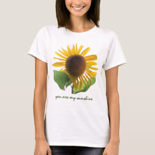 Camiseta Girassol gigante; Você é meu Sol!