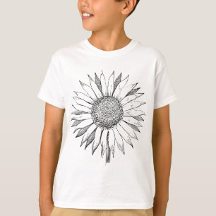 Camiseta Girassol Ilustrado