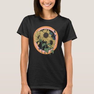 Camiseta Girassol Inspiração Vintage Girassóis