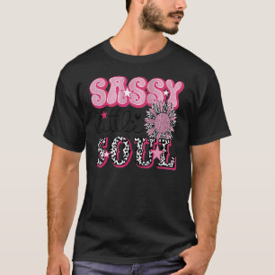 Camiseta Girassol Leopardo Sassy Little Soul Oeste do País