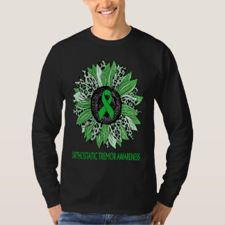 Camiseta Girassol Leopardo Tremor Ortostático Conscientizaç