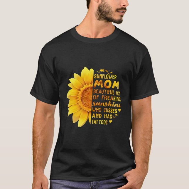 Camiseta Girassol Mãe Belo Raio De Sol Freaking (Frente)