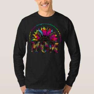 Camiseta Girassol Mamãe Protetor de Enfermeiro Amigo Mote B