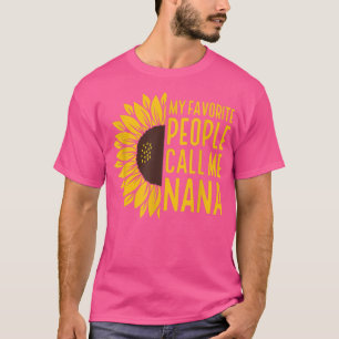 Camiseta Girassol Minhas Pessoas Favoritas Me Chamam De Mãe