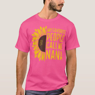Camiseta Girassol Minhas Pessoas Favoritas Me Chamam De Mãe
