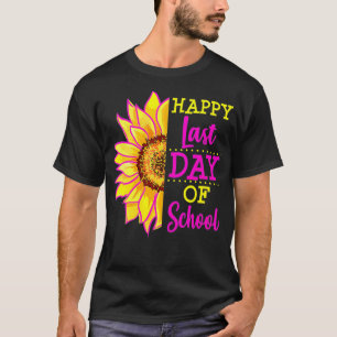 Camiseta Girassol no último dia do professor no final do an