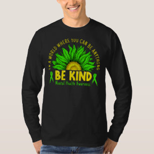 Camiseta Girassol Onde Você Pode Ser Qualquer Coisa Que Sej