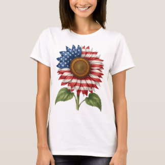 Camiseta Girassol Patriótico 