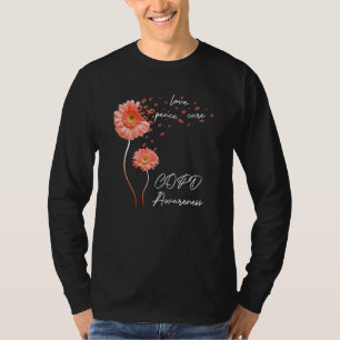 Camiseta Girassol Paz Amor Cura Fita Laranja Conscientizaçã