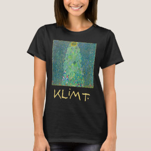 Camiseta Girassol por Klimt, Flores Vintage Art Nouveau