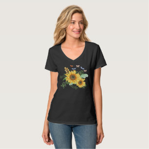 Camiseta girassol primavera