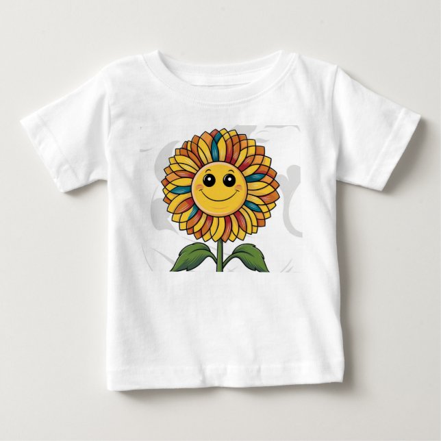 Camiseta girassol radiante (Frente)