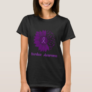 Camiseta Girassol Roxo Conscientização