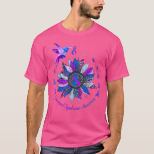 Camiseta Girassol Roxo Roxo Azul Fita Emanuel S